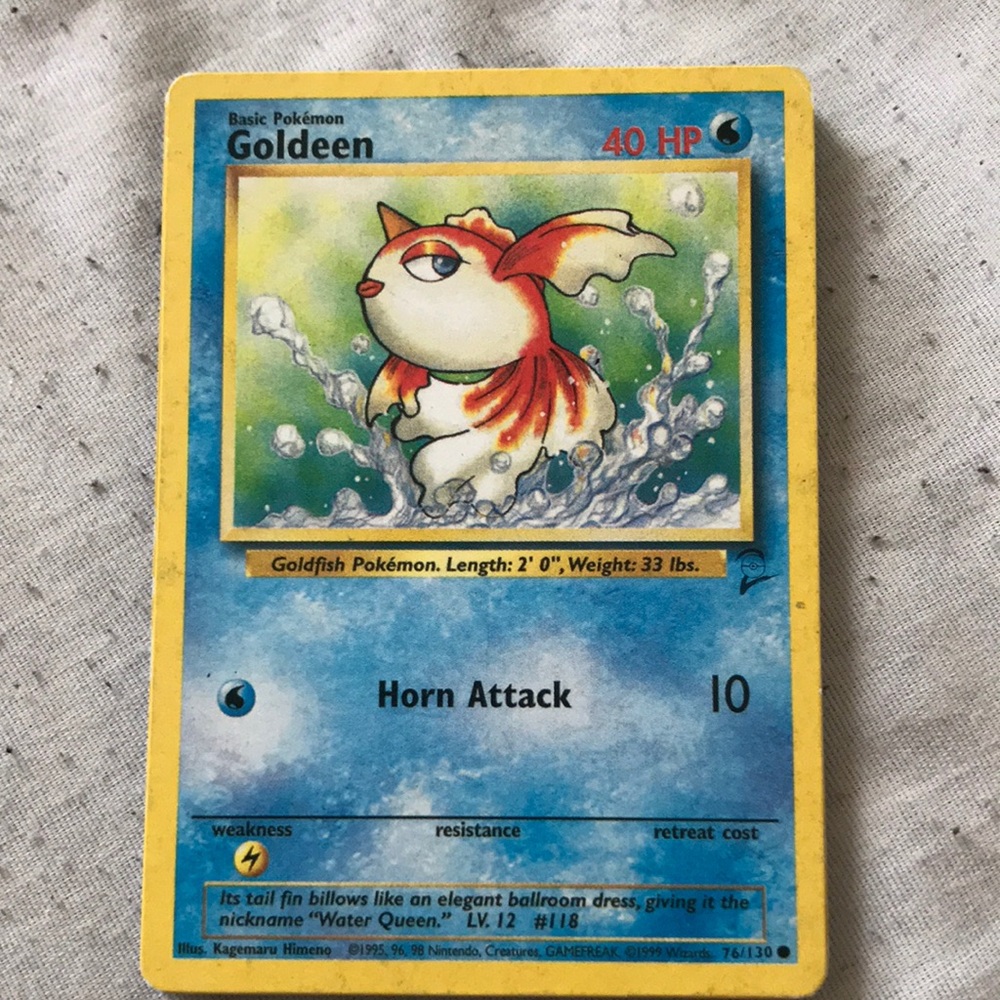 Goldeen Pokémon card